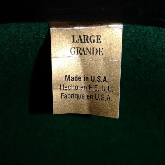 HXC St. Patrick's Irish Green wool Derby size large - Picture 4 of 4